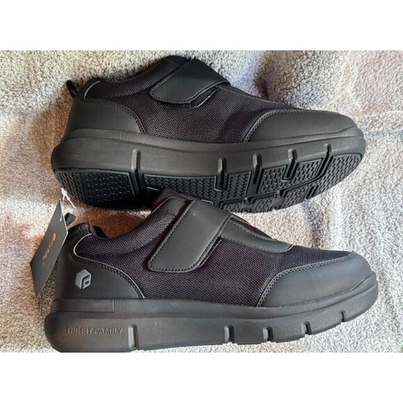 Fitville Mens Marca Black Knit Orthopedic Diabetic Walking Shoes 10 EW Wide NWT - Picture 10 of 12